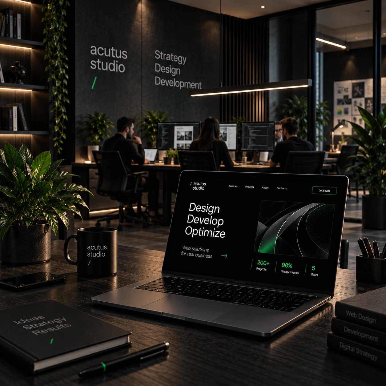 Процес створення сайтів в Acutus Studio — стратегія, веб-дизайн і розробка