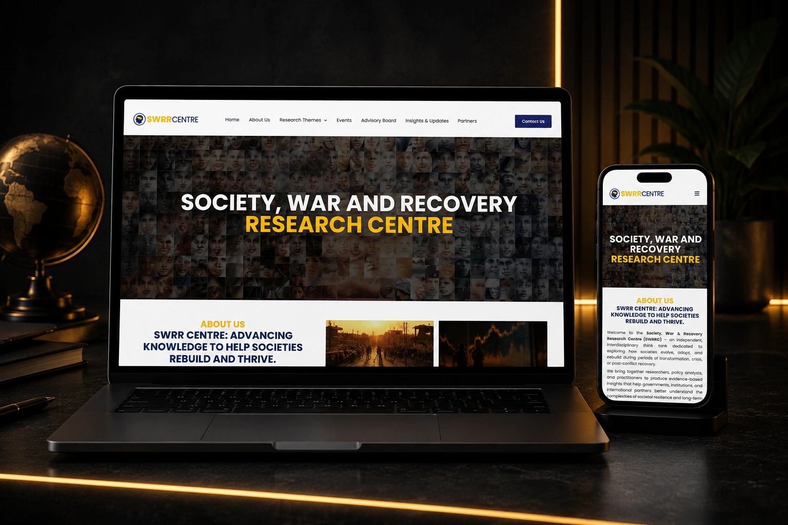 SWRR Centre — сайт організації соціальних досліджень