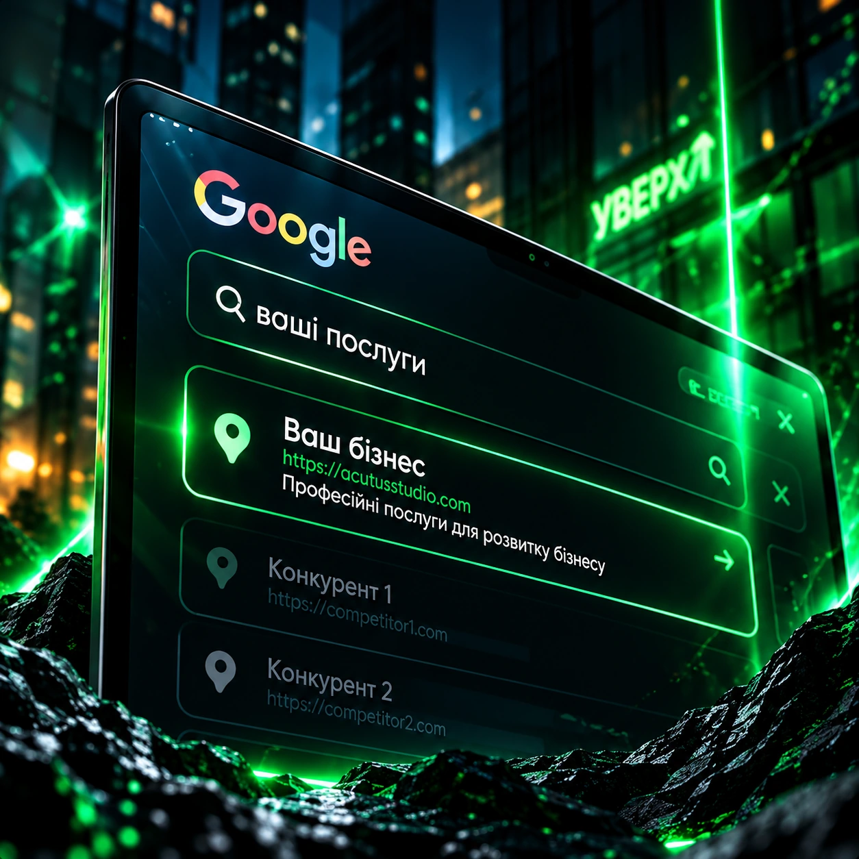 SEO-просування сайту в Google — покращення видимості бізнесу в пошуковій видачі